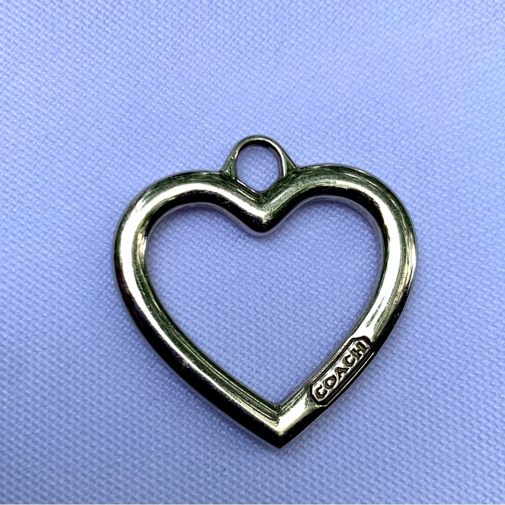 Coach Heart charm